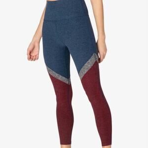 Beyond Yoga SpaceDye Tri-Panel High Waisted Midi Leggings size Small